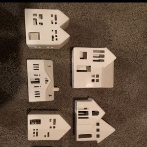 COPY - Crate and Barrel ceramic houses set of 7